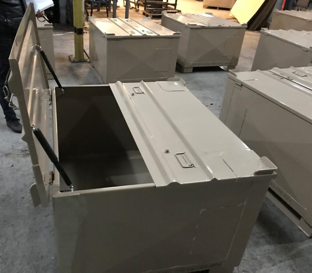 NUCLEAR WASTE BOX WITH LID – H.M.B Industrial Ltd.